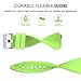 Gear S3 Frontier / Classic Watch Band, MoKo Soft Silicone Replacement Sport Strap for Samsung Gear S3 Frontier / S3 Classic / Moto 360 2nd Gen 46mm Smart Watch, NOT FIT S2 & S2 Classic & Fit2, GREEN