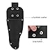 Housolution Garden Pruner Sheath, Premium PU Leather Holster Protective Case Cover Scabbard for Gardening Pruning Shears Scissor, Black