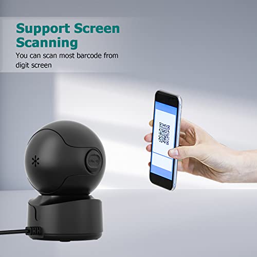 NetumScan USB Barcode Scanner Wired 1D 2D QR Barcode Reader for Supermarket Retail Store Warehouse POS System NSA5
