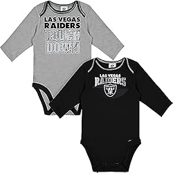 Gerber NFL Baby Boys' 2 Pack Long Sleeve