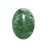 Beadaholique Zing Jiang Jade Gemstone Oval Flat-Back Cabochons 25x18mm (1 Piece)