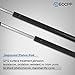 ECCPP 2pcs Rear Window Glass Lift Supports Struts Shocks for 2005-2013 Nissan Pathfinder Compatible with SG325028 6607