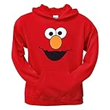 Sesame Street Elmo Face Adult Hoodie