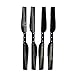 Domybest Carbon Fiber Propeller Gears Gear Guard Bearing for Parrot AR Drone 1 & 2.0 Quadcopter