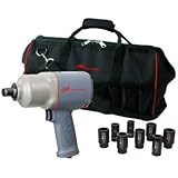 Ingersoll Rand IRT2145QIMAXK 3/4" Air Impactool with 3/4" Drive Socket Set and Tool Bag Kit