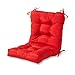 Greendale Home Fashions Indoor/Outdoor Seat/Back Chair Cushion, Salsa