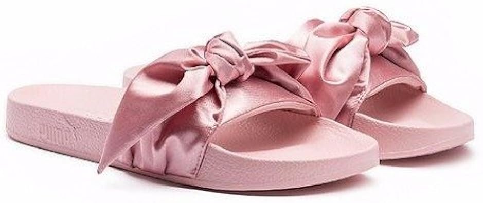 puma bow slides pink