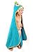 DII 100% Cotton, Machine Washable, Perfect Shower, Baby or Birthday Gift for Toddler 32x32 Hooded Towel for Infant to Toddler - Monster