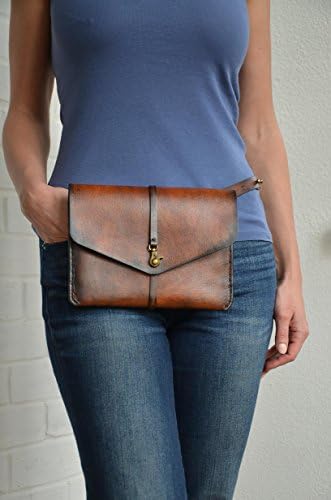 Waist Purse Leather Fanny Pack for Women Belt Bag Waist Pouch Travel Purse Waist Bag