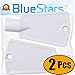 BlueStars Ultra Durable 297147700 Refrigerator Door Lock Key - Compatible with Frigidaire Kenmore Electrolux Freezers - Replaces AP4301346, PS1991481, 216702900, 06599905, 08037402, 1259502 (Pack 2)