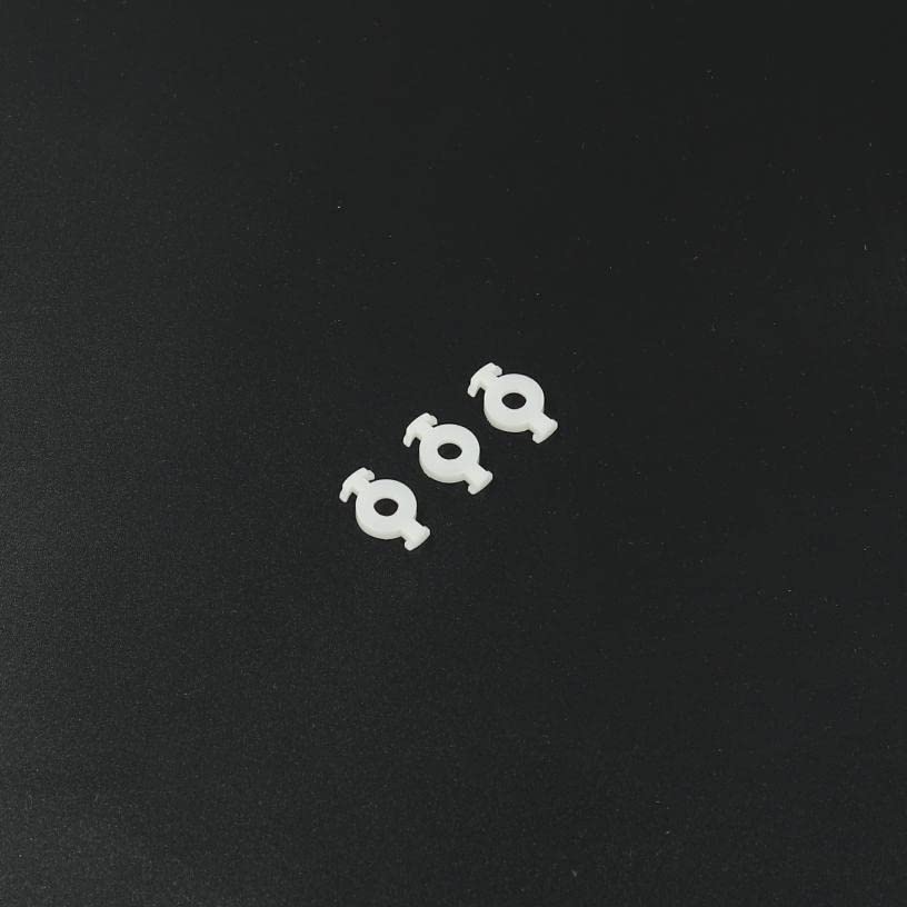 3 x Inter Dia 0.17" White Plastic Valve Guide for B Flat Cornet