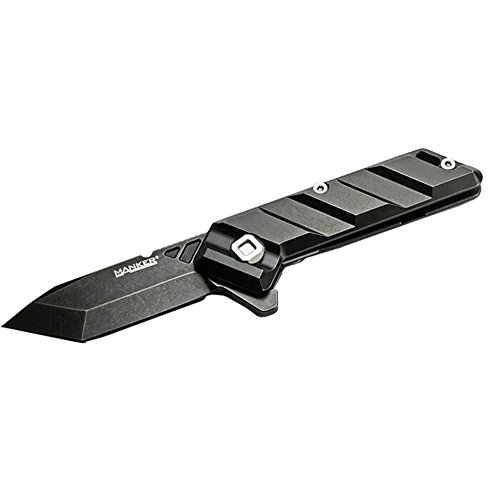Manker saber folding knife - stonewashed titanium handl…