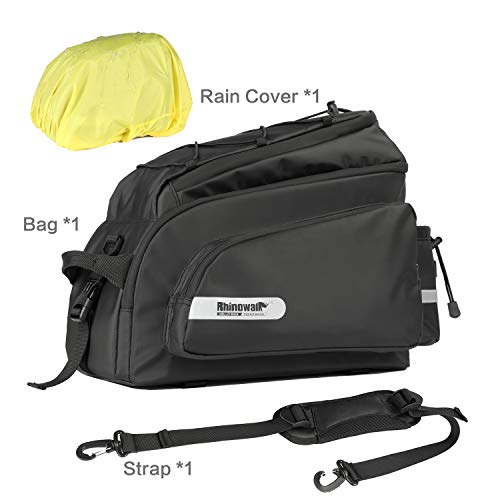 Rhinowalk Bike Bag Bike Trunk Bag Bike Pannier Bag 17L,(for Bicycle