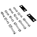 Retractable Universal Golf Cart Seat Belts and Bracket Kit for Most EZGO, Club Car DS, Yamaha, and Other Golf Cart - 4x Seat Belts