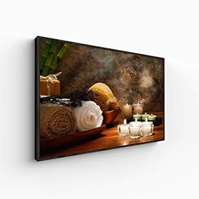 Canvas Wall Art for Living Room, Bedroom Spa Framed Canvas Prints for Home Decoration Ready to Hang - 16"x24" inches
