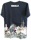 Godzilla T-shirt Ukiyoe Japanese Traditional Print Wagara Japan Limited (L)