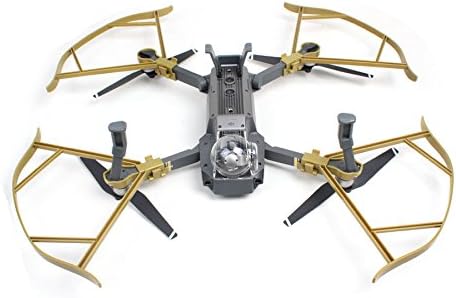 AerialTEK - DJI Mavic Pro Quick-release Propeller Guards Protectors Shielding Rings Bumpers for DJI Mavic Pro Fortress Design. Set of 4 (GOLD)