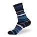 EnerWear 4 Pack Women's Merino Wool Outdoor Hiking Trail Crew Sock (US, Numeric, 9, 11, Regular, Regular, Black/Blue/Multi)