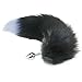 AKStore Fox Tail Anal Butt Plug Sex Toys for Cospaly (Black)