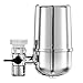 JIANFA Faucet Water Filter Tap Water Faucet Filter Best Chlorine Removing Filtration System Cartridge for Home Kitchen and Bathroom Sink Chrome