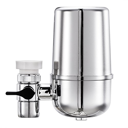 Faucet Water Filter Tap Water Faucet Filter Best Chlorine Removing Filtration System Cartridge For Home Kitchen And Bathroom Sink Chrome