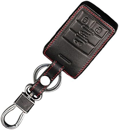 Leather Keyless Entry Remote Control Key Fob Cover Case protector for Cadillac ATS DTS CTS STS XTS SLS 0UC6000066
