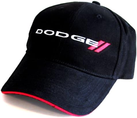 Gregs Automotive Dodge Logo Hat Cap in Black - Bundle with Driving Style Decal