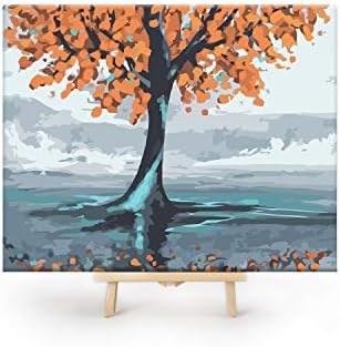 Drink by Numbers - DIY Paint by Numbers Kits for Adults by Big Betty - 16x20 Inches - Expansion Pack - Fall Tree Canvas