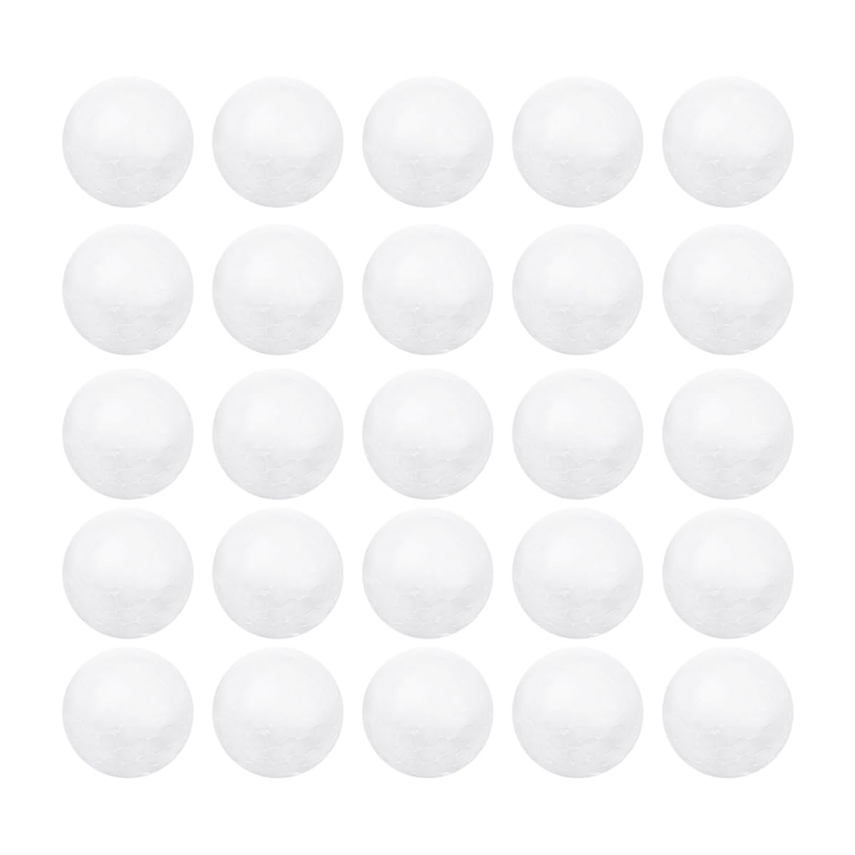 Wensmy Polystyrene Foam Balls White Craft Balls Solid Sphere Foam Balls Modeling Round Balls for DIY Arts School Projects Wedding Decorations (50Pcs 4cm)