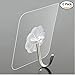 Nicedec 6-Pack 6KG / 13.2lb (Max) Transparent Heavy Duty Hooks Pack, Nail Free Ceiling Hook Wall Hooks for Home and Office, Waterproof and Oilproof [Not Recommended for Painted Wall]