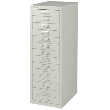 Bisley 15 Multidrawer Filing Cabinet 39 15 Grey Amazon Co Uk