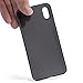 iPhone X Case, Thinnest Cover Premium Ultra Thin Light Slim Minimal Anti-Scratch Protective - for Apple iPhone X (2017) | totallee (Matte Black)