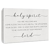 Bible Verse Canvas Wall Art Holy Spirit You Are