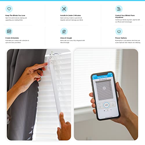Sunsa Wand Simple Retrofit Smart Blind Solution to Automate and