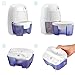 Mini Air Dehumidifier- INOFIA 500ml Compact and Portable Dehumidifier Mould/Damp/Moisture Remover - Perfect for Home/School/Office, White, 60-DAY Money Back