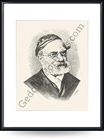 Gedolim Portraits 8 x 10 In. Wall Art - Rav Samson Raphael Hirsch Wall Art