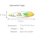 EFF-cientt 4pcs Korea Cute Novelty Sticker Machines & Stickers，Decoration Tape