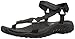 Skechers Women's Reggae Island Flat Sandal,Black Island,8 M US