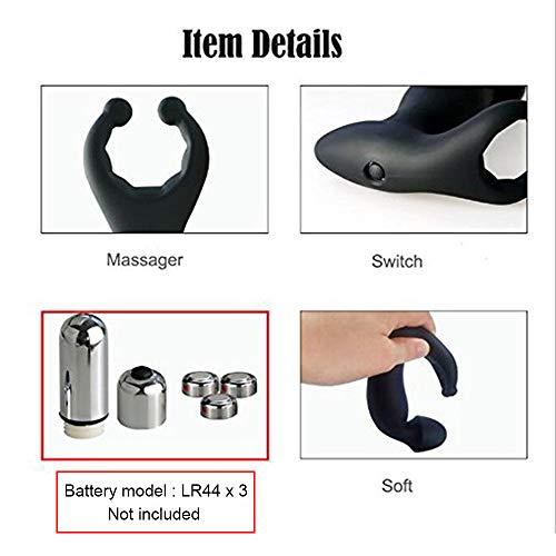 Lovexotic Multi Speed Vibrating Prostate Massager Advanced Silicone Male P-Spot Vibrator Anal Sex Toys for Man - Thumbnail 3