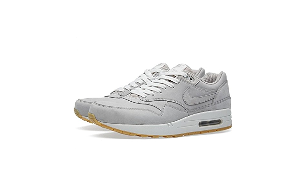 Amazon.com: Zapatillas Nike Air Max 1 LTR Premium Hombre Medio/Gris Neutral  705282-005, gris, 13 : Ropa, Zapatos y Joyería