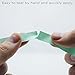 ChromaLabel 1/2 Inch Colored Masking Tape, Ideal for Kids Clean Remove Labeling Tape, 500 Inch Roll (13.88 Yards), Aqua
