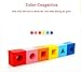 Agirlgle Wooden Educational Learning Toys Shape Color Sorter Recognition Geometric Board Block Puzzles Toys Preschool Stacking Block Toddler Toys for Age 3 4 5 Years Old and Up Kid Children Baby
