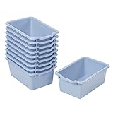ECR4Kids Scoop Front Storage Bins, Multipurpose