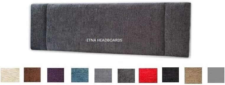 PORTOBELLO CHENILLE FABRIC HEADBOARD - 18 INCHES - VARIOUS SIZES - AVAILABLE IN 12 COLOURS (5FT KINGSIZE, LIME CHENILLE)