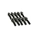 (10) Extended Black Lug Bolts 12x1.5 (53mm Shank Length) Cone Seat for many BMW Vehicles: 128i 135i 318i 320i 325i 328i 335i M3 525i 528i 530i 535i M5 Z3 Z4 E36 E46 E60 E90 E92 E93