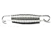 SkyBound Galvanized Trampoline Springs - Set of 15 (Cylinder, 4.75 Inches)