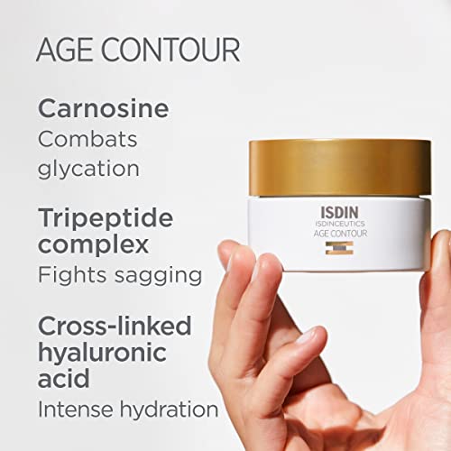 ISDIN Age Contour Face and Neck AntiAging Benefits Cream, Moisturizing