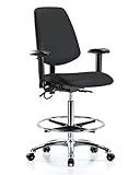 LabTech Seating LT41227 ESD Vinyl High Bench Chair