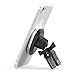 Car Phone Holder, F-color Magnetic Car Mount Phone Holder for Car Air Vent Cell Phone Holder for iPhone X 8 7 6 6S Plus 5S 5, Samsung Galaxy S8, Google Pixe, LG, HTC, GPS Devices, Stable, Black