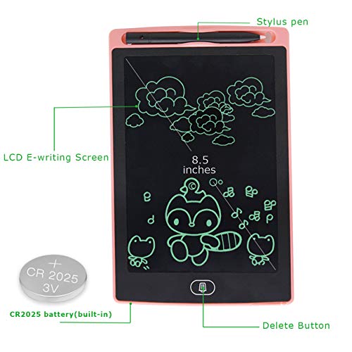 ELLIFA Children Toys for 2-10 Year Old Girls Gifts, LCD Writing Tablet Drawing Board for Kids Toys for Age 3 5 6 7 8 Year Old Girls Christmas Birthday Gifts for 2 3 4 5 6 Year Old Teens Girls Toddler